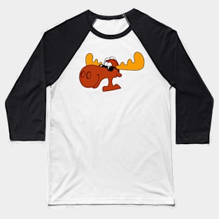 Cool Bullwinkle Baseball T-Shirt